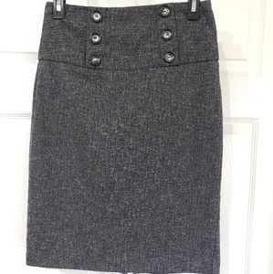Bcx | charcoal / gray pencil Skirt size 5